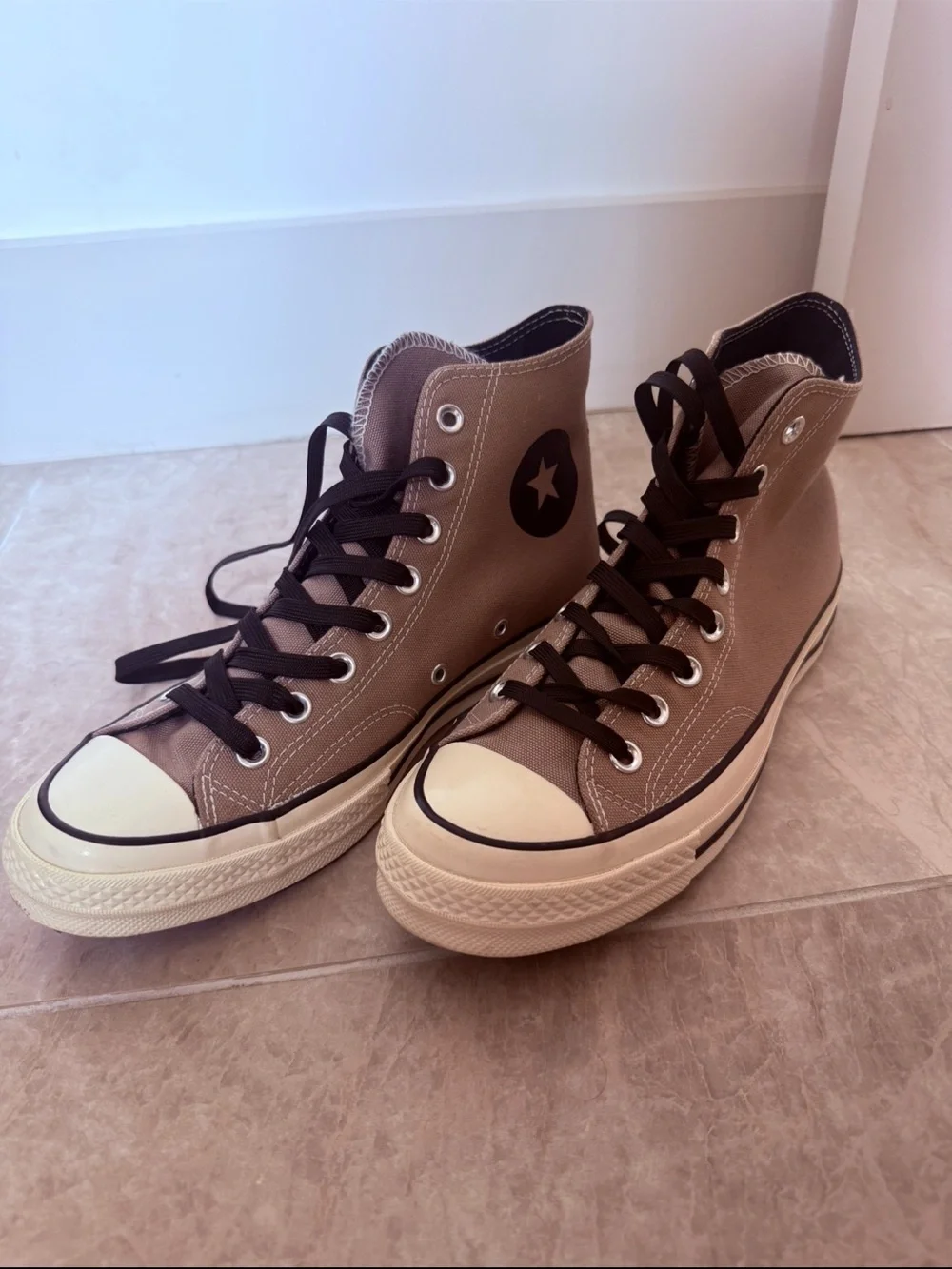 Converse Chuck 70 High Top Sneakers in Sepia Stone, Canvas